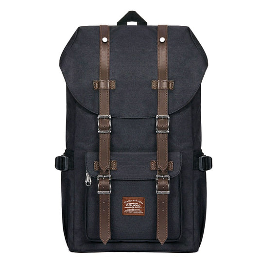 Sac à Dos Décontracté Résistant – Tissu Oxford en Lin, Compartiment Ordinateur, Bretelles Coussinées, Grand Format