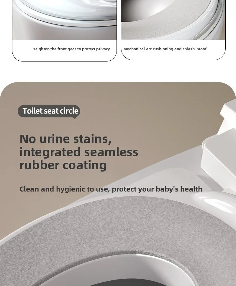 Children's Toilet Seat Toilet Seat Children's Toilet Seat Universal Splash Proof Toilet for Male and Female Babies - StyleZenTech