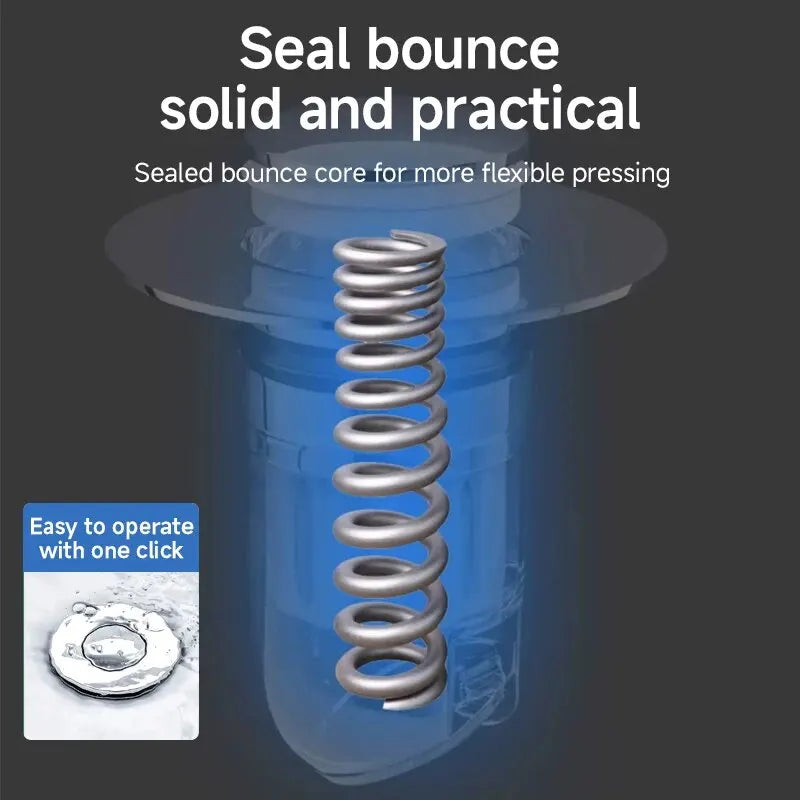 Universal Basin Pop-up Drain Filter Wash Basin Hair Sink Strainer Kitchen Bathtub Stopper Shower Plug Bathroom Tool - StyleZenTech