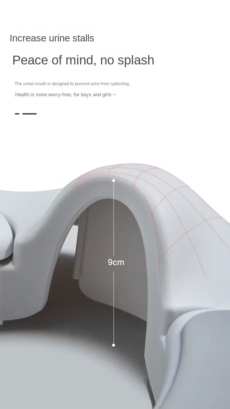 Anneau de siège de toilette pour bébé et enfant Coussin pour bébé et petit garçon Couvre-bassin Toilette pour enfant Toilette auxiliaire pour la maison - StyleZenTech