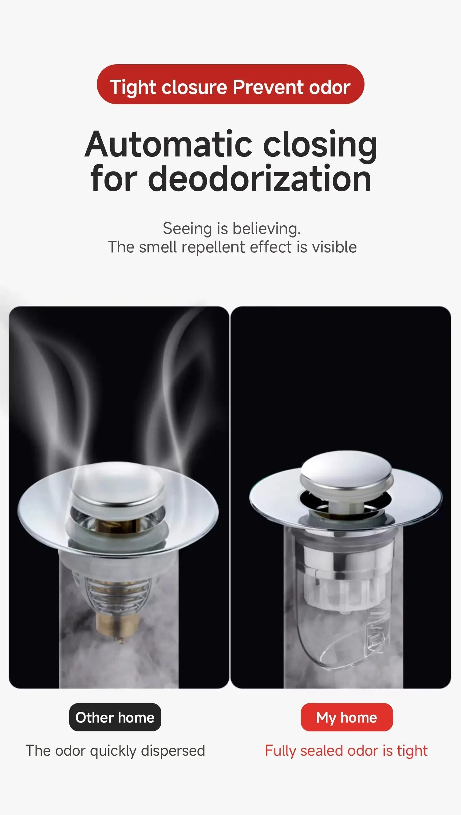 Universal Basin Pop-up Drain Filter Wash Basin Hair Sink Strainer Kitchen Bathtub Stopper Shower Plug Bathroom Tool - StyleZenTech