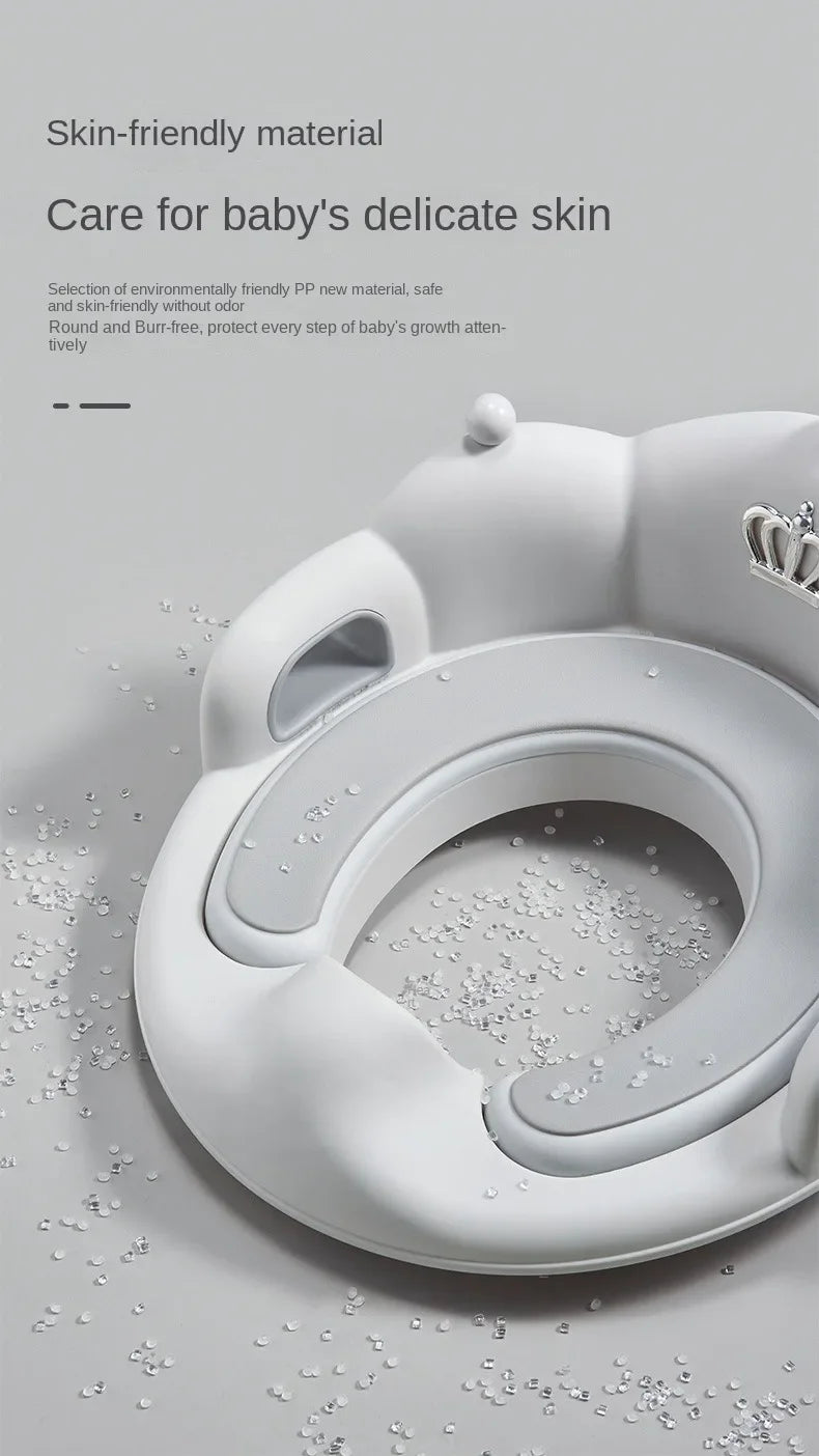Anneau de siège de toilette pour bébé et enfant Coussin pour bébé et petit garçon Couvre-bassin Toilette pour enfant Toilette auxiliaire pour la maison - StyleZenTech