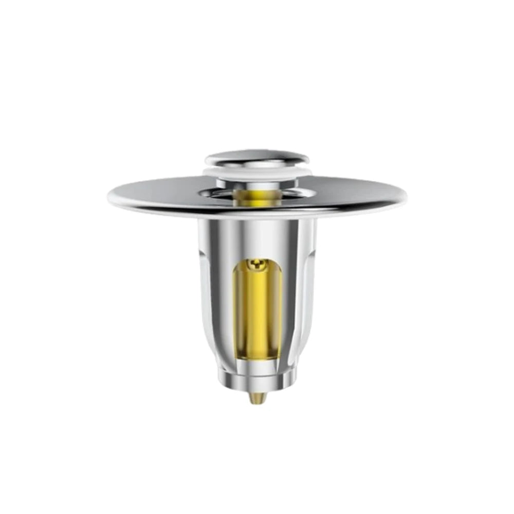 Press Bounce Basin Pop-up Drain Filter Bathroom Shower Sink Filter Plug Wash Basin Hair Sink Strainer Kitchen Bathtub Stopper - StyleZenTech