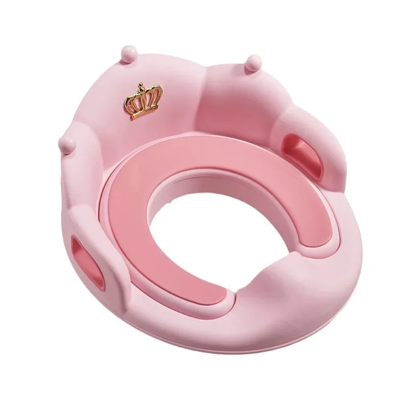 Anneau de siège de toilette pour bébé et enfant Coussin pour bébé et petit garçon Couvre-bassin Toilette pour enfant Toilette auxiliaire pour la maison - StyleZenTech