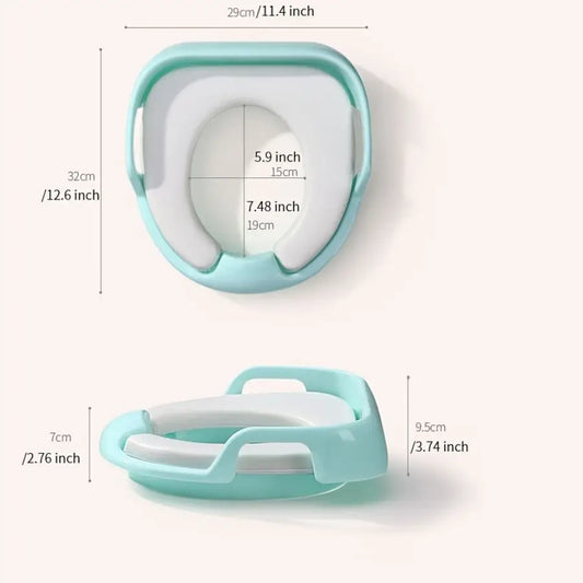 Children's Toilet Seat, Baby Soft Toilet Seat, Portable Baby Toilet Auxiliary - StyleZenTech