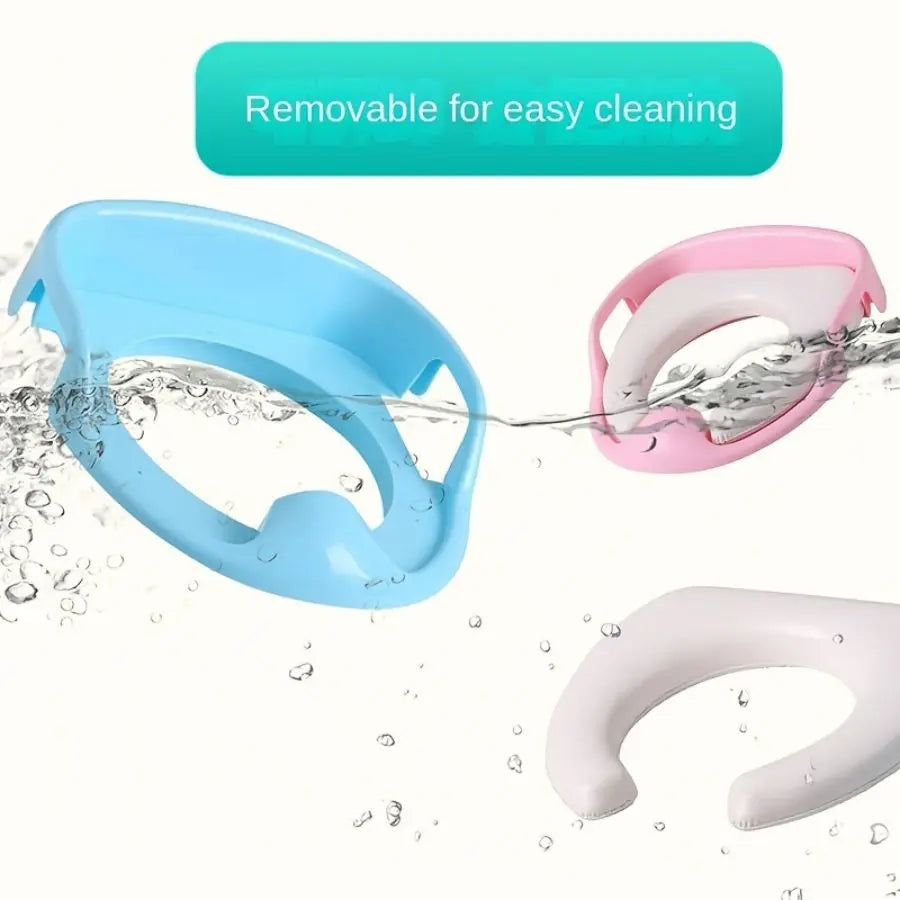 Children's Toilet Seat, Baby Soft Toilet Seat, Portable Baby Toilet Auxiliary - StyleZenTech