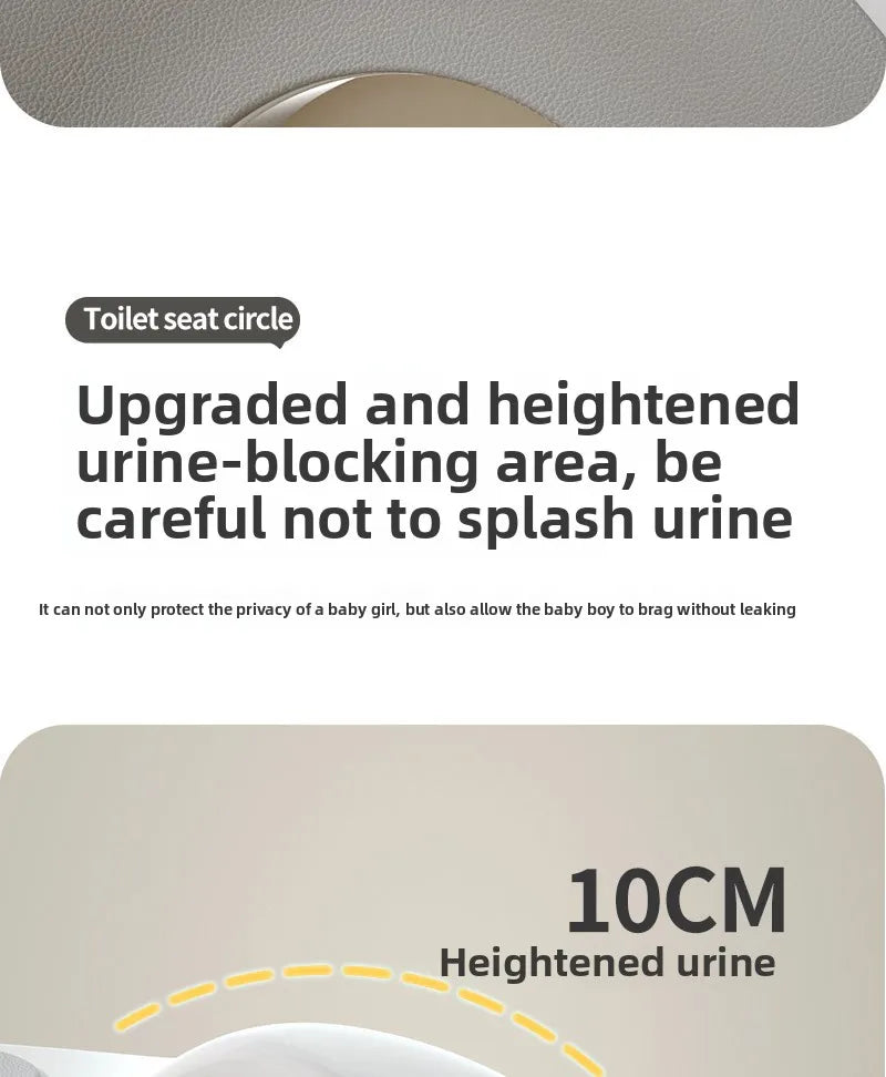 Children's Toilet Seat Toilet Seat Children's Toilet Seat Universal Splash Proof Toilet for Male and Female Babies - StyleZenTech