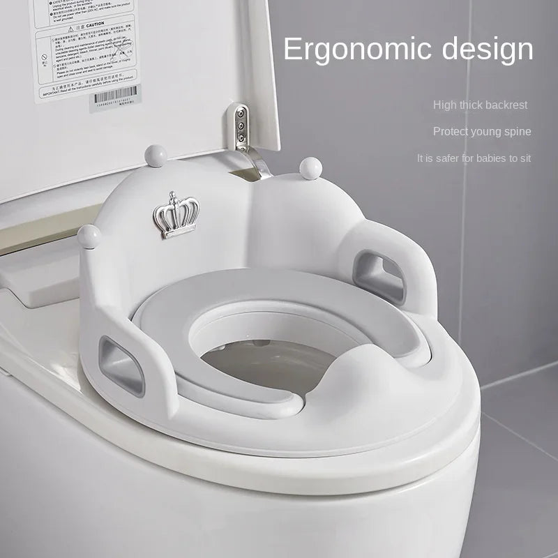 Anneau de siège de toilette pour bébé et enfant Coussin pour bébé et petit garçon Couvre-bassin Toilette pour enfant Toilette auxiliaire pour la maison - StyleZenTech