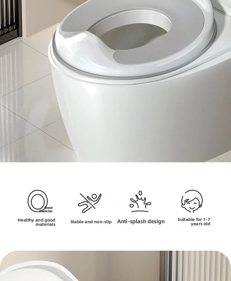 Children's Toilet Seat Toilet Seat Children's Toilet Seat Universal Splash Proof Toilet for Male and Female Babies - StyleZenTech