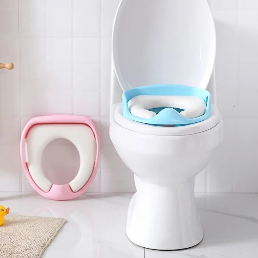 Children's Toilet Seat, Baby Soft Toilet Seat, Portable Baby Toilet Auxiliary - StyleZenTech