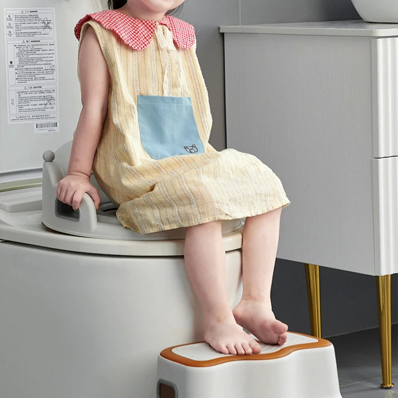 Anneau de siège de toilette pour bébé et enfant Coussin pour bébé et petit garçon Couvre-bassin Toilette pour enfant Toilette auxiliaire pour la maison - StyleZenTech
